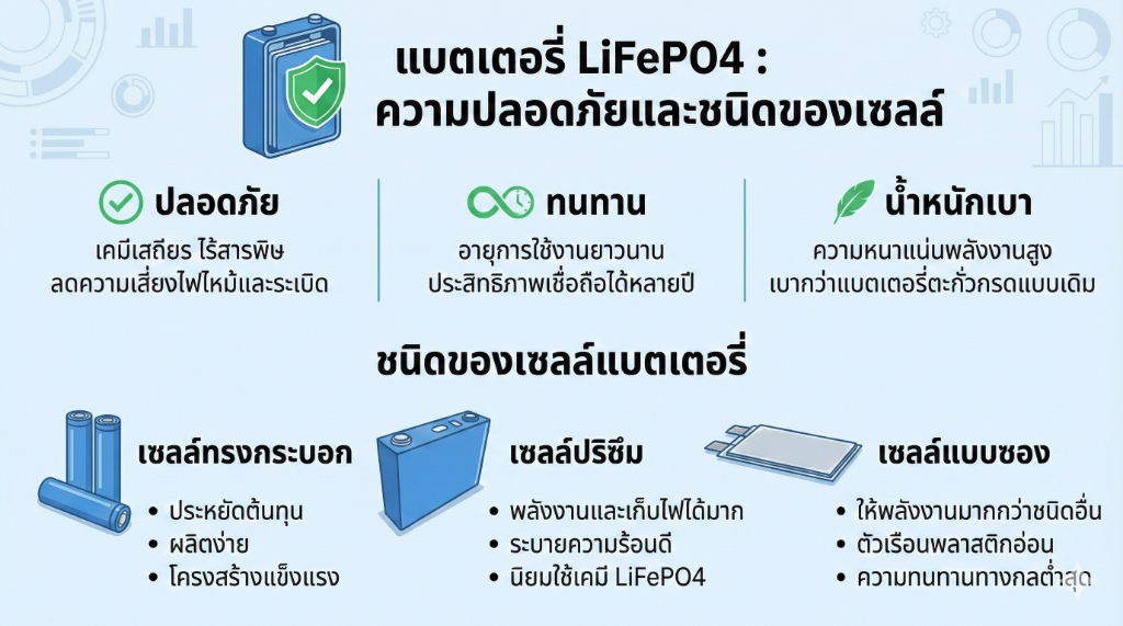 LiFePO4 Battery Infographic